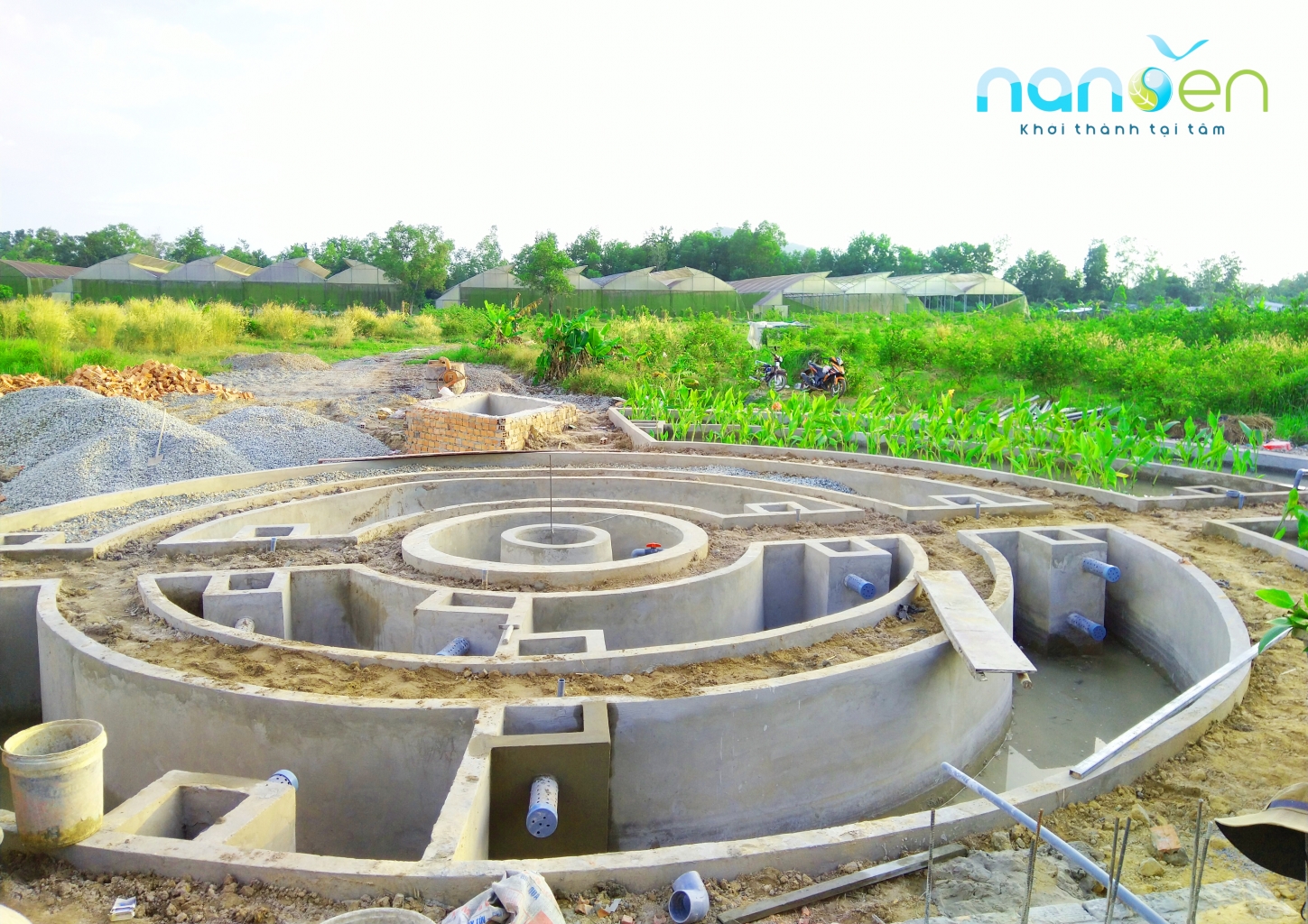 WETLAND - CÔNG NGHỆ XỬ LÝ NƯỚC THẢI (Hệ thống XLNT công nghệ Wetland do Nanoen thiết kế và xây dựng tại Công ty Cổ Phần Nông Trại Sinh Thái - Phú Quốc, Kiên Giang)